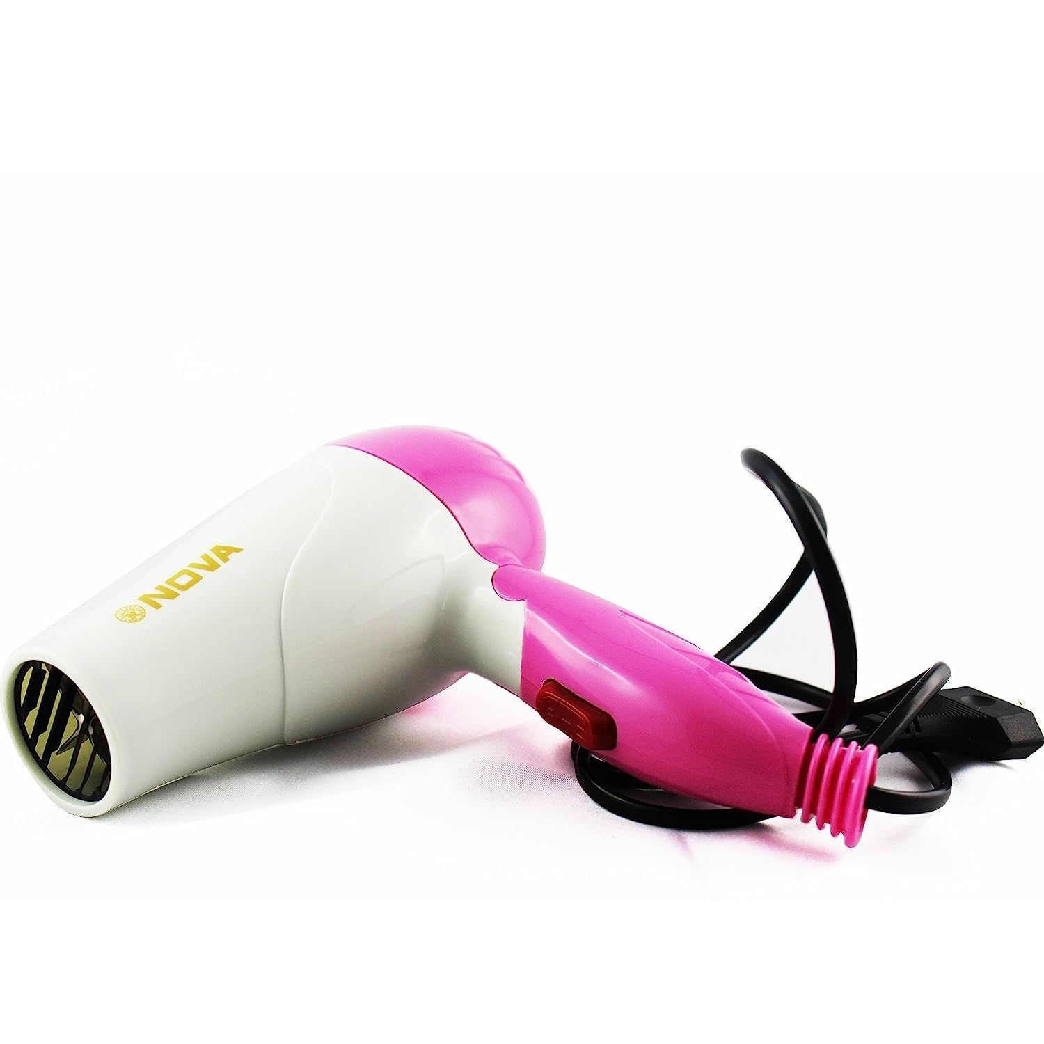 Nova Professional Mini Foldable Hair Dryer – Compact Travel-Friendly Hair Dryer with Folding Handle for Girls